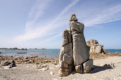 Cote de Granit Rose - Rocher à Plougrescant